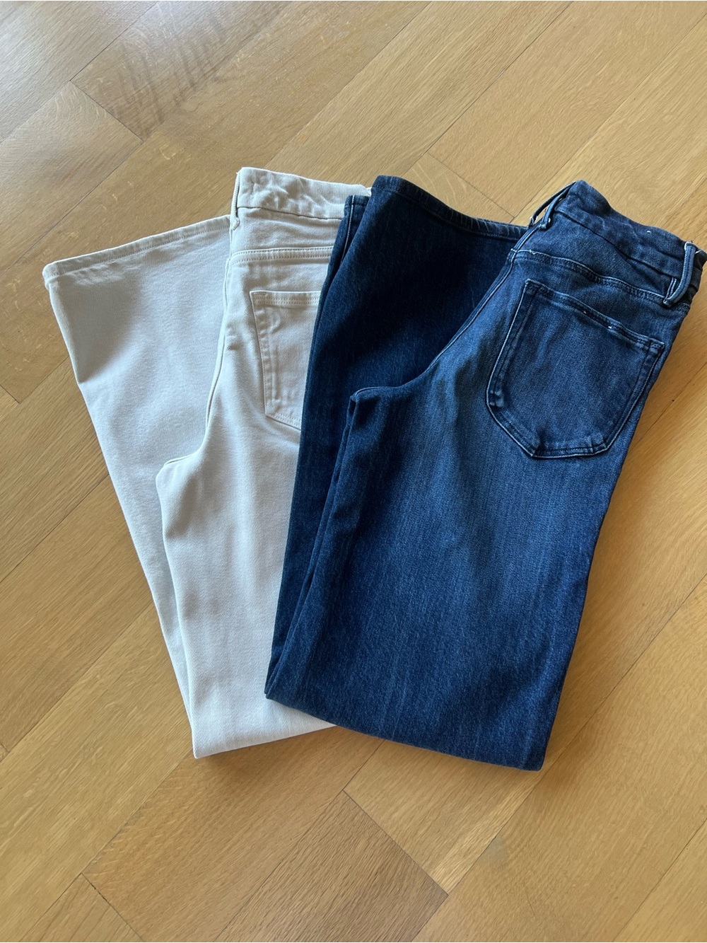 Good American Waist Palazzo Jeans Size 2/26 ( 2 pairs )